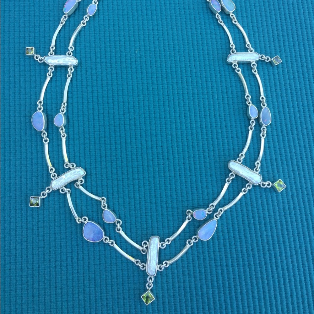 Opal/pearl necklace!